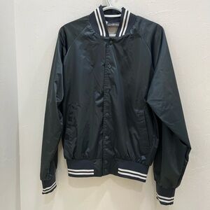 Auburn Sport Men’s Windbreaker Bomber Jacket Martin Dean Stables USA Rare S Blue